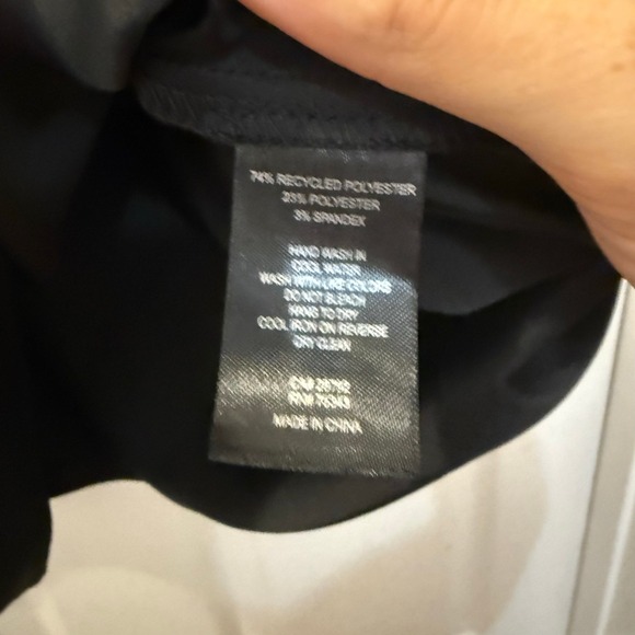 NWT House of Harlow 1960 Black braided strap satin slip dress‎ M (minor flaw) - Picture 7 of 12